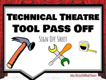 Preview of Technical Theatre Tool Pass Off Test Signature Sheet