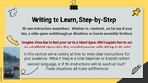 Technical Writing / Business English - 4 Writing Instructions PPT & Guided Notes