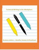 Technical Writing in the Workplace: Business Letters-Ident