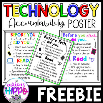 Preview of Technology Accountability Poster