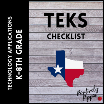 Preview of Technology Applications Vertical TEKS Checklist (Elementary & Middle)