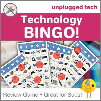 Preview of Technology Bingo Game
