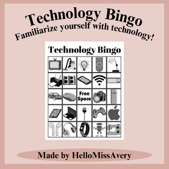 Preview of Technology Bingo