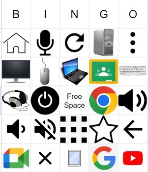 Preview of Technology Bingo Cards