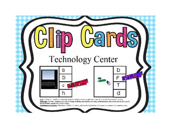 Preview of Technology Clip Cards