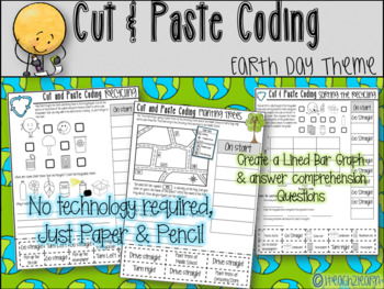 Preview of Cut & Paste-Coding with Map Skills and Graph Skills 3.MD.B.3