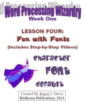 Preview of Technology & Computer Basics:  WP - Fun with Fonts