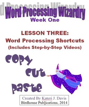 Preview of Technology & Computer Basics:  WP - Word Processing Shortcuts