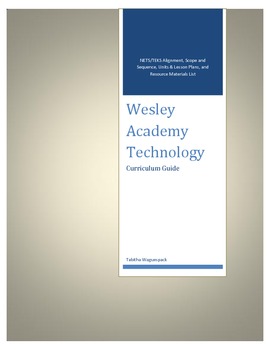 Preview of Technology Curriculum Guide