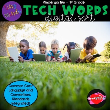 Preview of Technology Digital Word Sort - Distance Learning - Kindergarten/First Grade