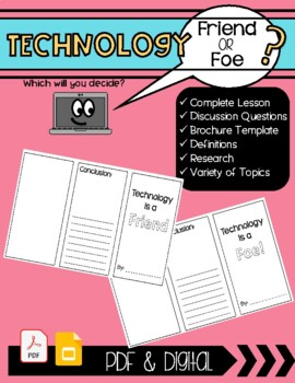 Preview of Technology Research Project Brochure Friend or Foe