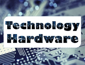 Preview of Technology Hardware Word Wall Terms