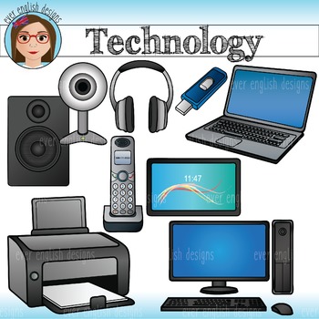 Preview of Technology- Home and Computer Clip Art