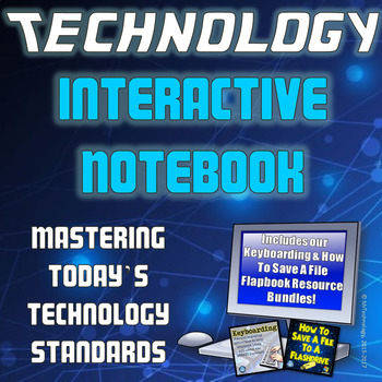 Preview of Educational Technology Interactive Notebook & Resources Bundle for Grades 2-5