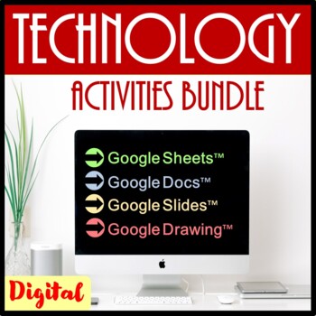 Preview of Technology Lessons Activities & Skills Building Bundle for Google Drive™