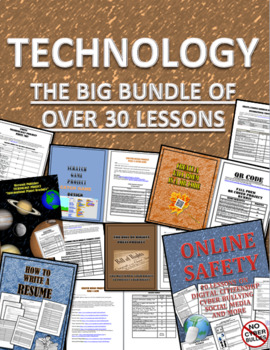 Preview of Technology Lessons Bundle: Coding, Animation, Microsoft Office Lessons, & More!