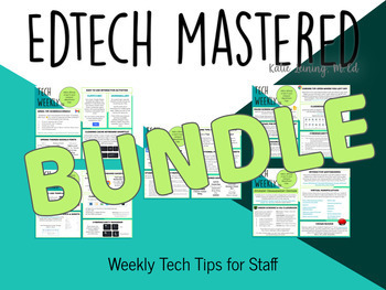 Preview of Technology Newsletter: Tech Weekly #1-5 BUNDLE