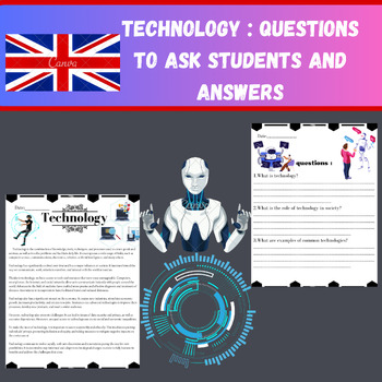 Preview of Technology : Questions to Ask Students and Answers