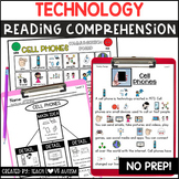 Technology Reading Comprehension Passages and Worksheets w