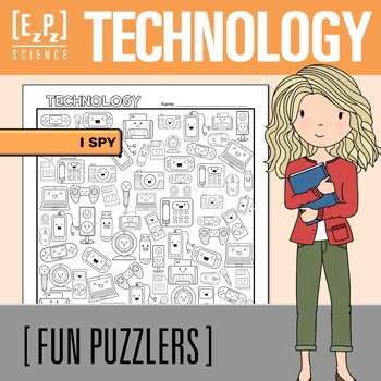 Preview of Technology Search Activity | I Spy Challenge for Early Finishers