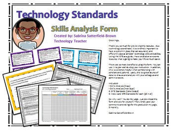 Preview of Technology Skills Analysis Form- Customizable