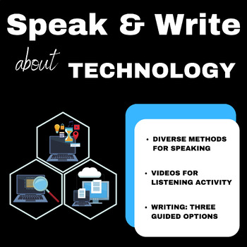 Preview of Technology: Speaking & Writing Resource Pack