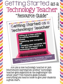 Preview of Technology Teacher Resource Guide FREEBIE