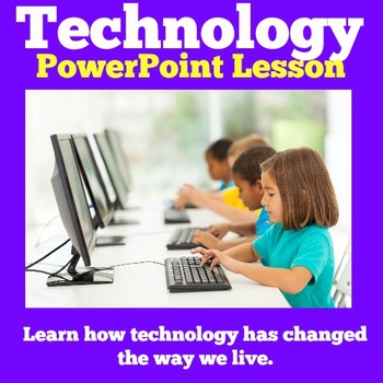 Preview of TECHNOLOGY THEN AND NOW Activity PowerPoint Lesson Kindergarten 1st 2nd Grade