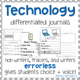 Technology Themed Differentiated Journal Writing for Speci