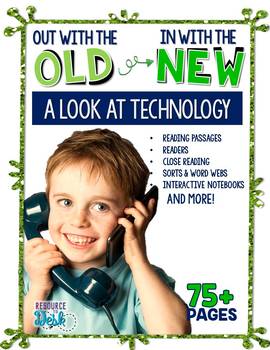 Preview of Technology Then and Now NO PREP Integrated ELAR and Social Studies Unit