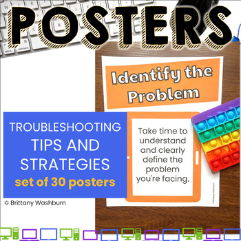Preview of Technology Troubleshooting Tips and Strategies Posters 