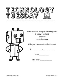 Preview of Technology Tuesday - STEM Problem Solving
