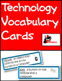 Technology Vocabulary Cards