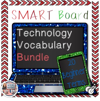 Preview of Technology Vocabulary Flash Cards Bundle