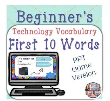 Preview of Technology Vocabulary PowerPoint Game