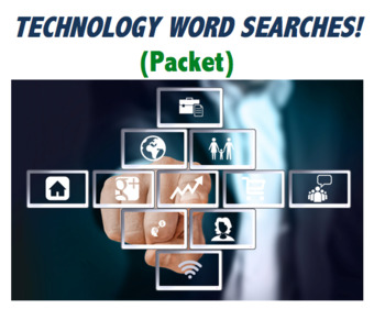 Preview of Technology & Computer Word Search BUNDLE