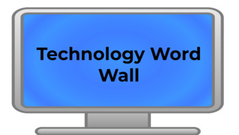 Preview of Technology Word Wall