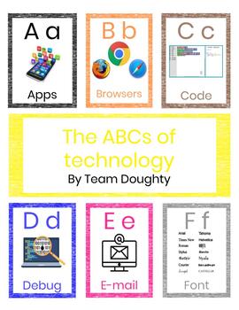 Preview of Technology Word Wall (The ABCs of Technology)