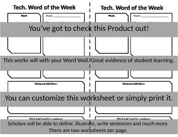 Preview of Technology Word of The Week