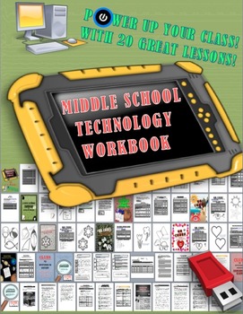 Preview of Technology Workbook For Middle School