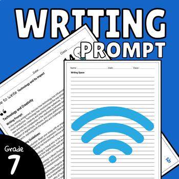 Preview of Technology and Its Impact 7th Grade Narrative Writing Prompts