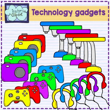 Preview of Technology gadgets clipart