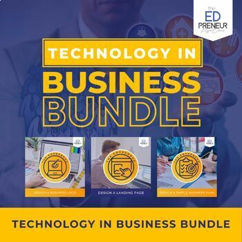 Preview of Technology in Business Course | Business Lesson Bundle | Google Workspace
