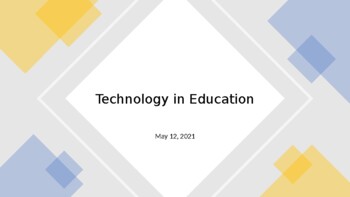 Preview of Technology in Education Presentation for Parents