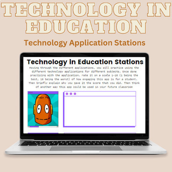 Preview of Technology in Education: Technology Application Stations