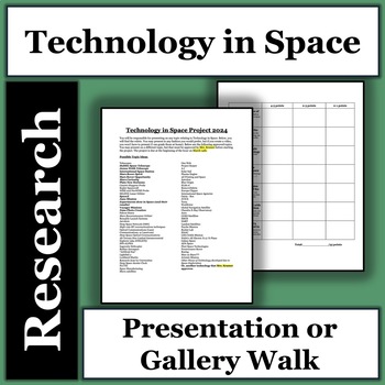 Preview of Technology in Space Research Project Presentation