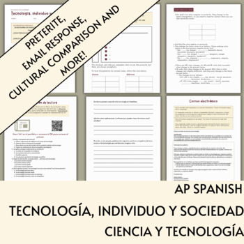 Preview of Tecnología, Individuo y Sociedad - Ciencia y Tecnología - AP Spanish Unit 4