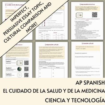 Preview of El Cuidado de la Salud - Ciencia y Tecnología - AP Spanish Unit 4