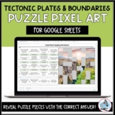 Tectonic Plates & Boundaries Puzzle Pixel Art