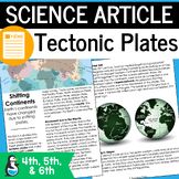 Tectonic Plates Science Article | Reading Comprehension Pa